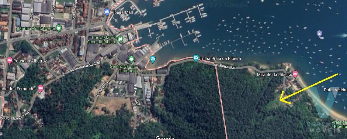 Incorporação E Construção área À venda na Praia do Saco da RIbeira