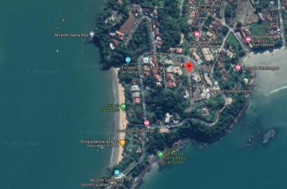 Terreno Praia da Santa Rita, pé na areia, frente mar!