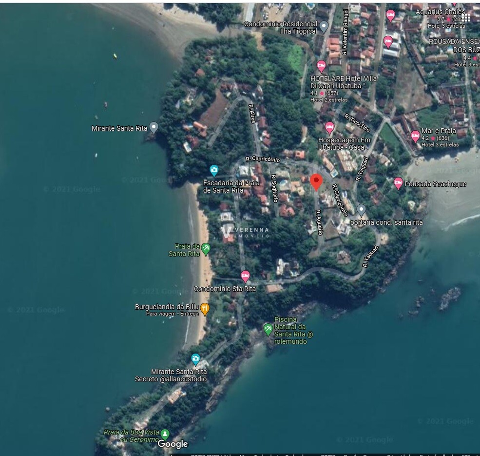 Terreno Praia da Santa Rita, pé na areia, frente mar!