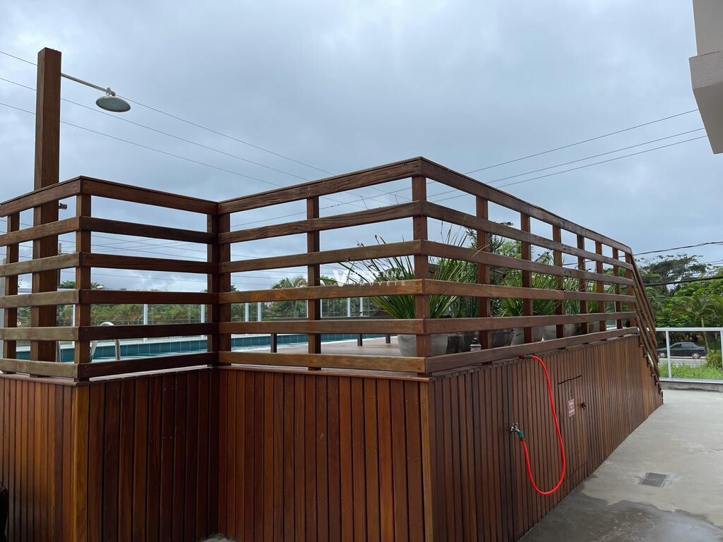 Cobertura com vista para a Praia das Toninhas.